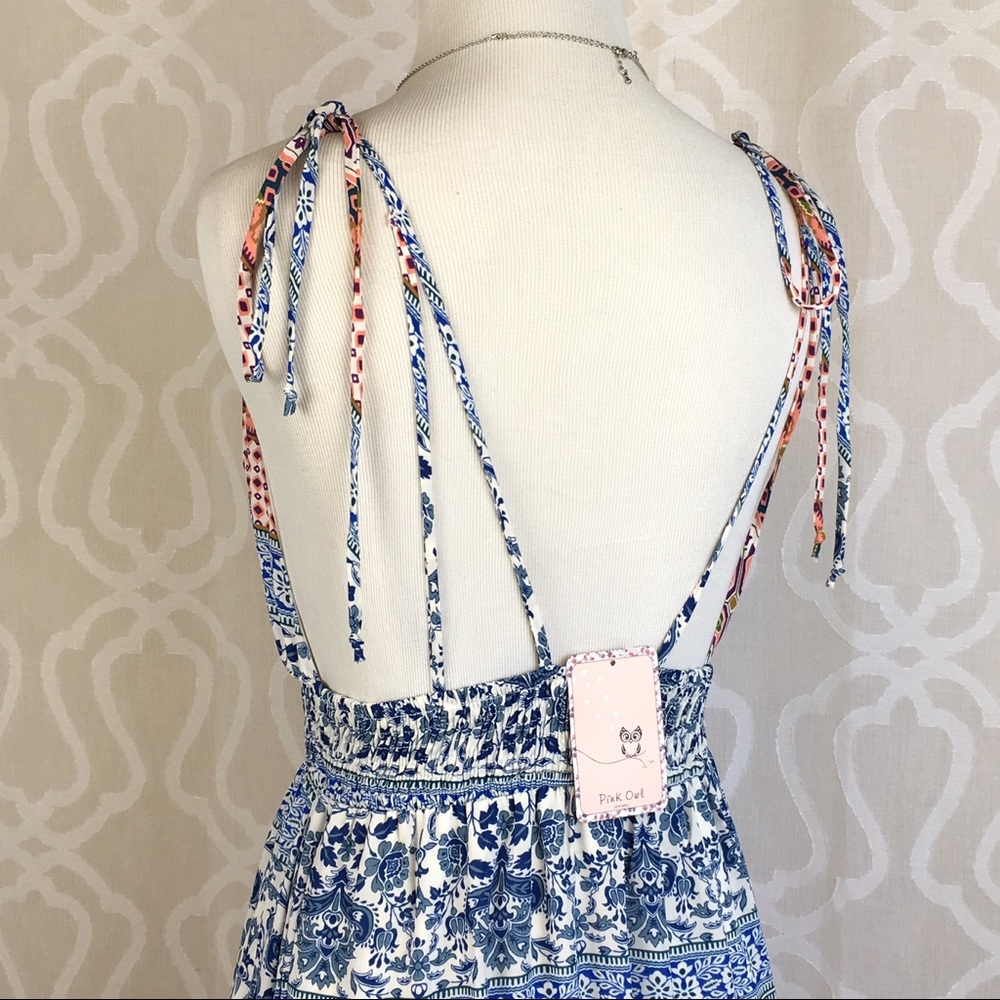 Pink Owl Resort Style Strappy Maxi Dress - Picture 6 of 8